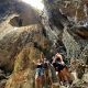 Exploring hiking adventure caving mountain tour around kampot-kep